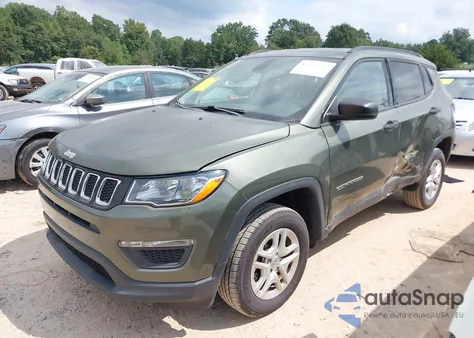 2018 Jeep Compass Sport 4X4 из США, поврежденный, VIN 3C4NJDAB3JT191640